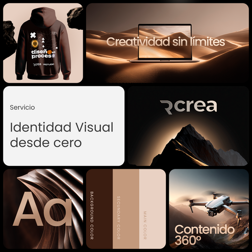 Nueva Identidad Visual Premium | Rcrea